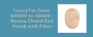 ConvaTec from 416400 to 416419 - Natura Closed End Pouch with Filter
